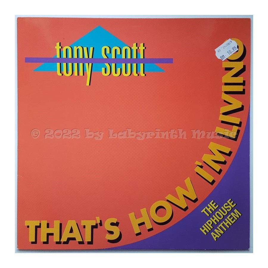 Tony Scott - That's How I'm Living • 12" Vinyl Maxi • NM - Labyrinth Music