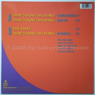 Tony Scott - That's How I'm Living • 12" Vinyl Maxi • NM - Labyrinth Music