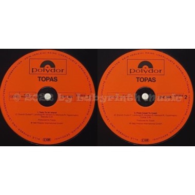 Topas - Train To An Island • 12" Vinyl Maxi - Labyrinth Music