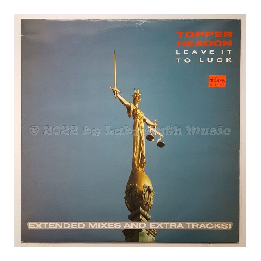 Topper Headon - Leave It To Luck • 12" Vinyl Maxi • NM - Labyrinth Music