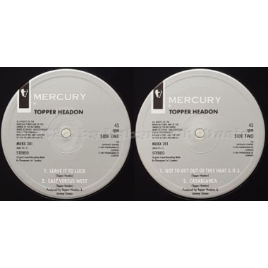 Topper Headon - Leave It To Luck • 12" Vinyl Maxi • NM - Labyrinth Music