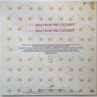 Toto Coelo - Milk From The Coconut • 12" Vinyl Maxi • EX - Labyrinth Music