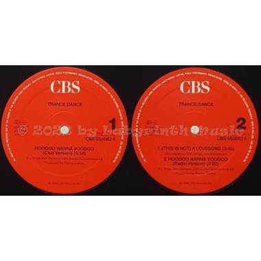 Trance Dance - Hoodoo Wanna Voodoo • 12" Vinyl Maxi - Labyrinth Music