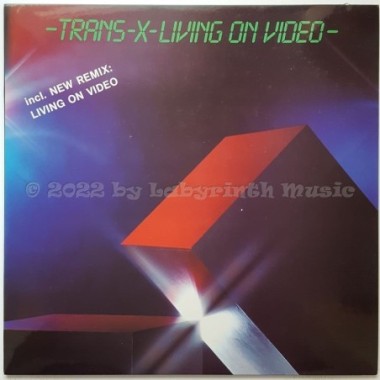 Trans-X - Living On Video • 12" Vinyl LP • MINT - Labyrinth Music
