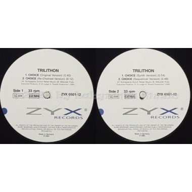Trilithon - Choice • 12" Vinyl Maxi • NM - Labyrinth Music