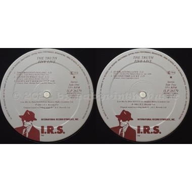 The Truth - Five Live • 12" Vinyl Maxi • MINT - Labyrinth Music
