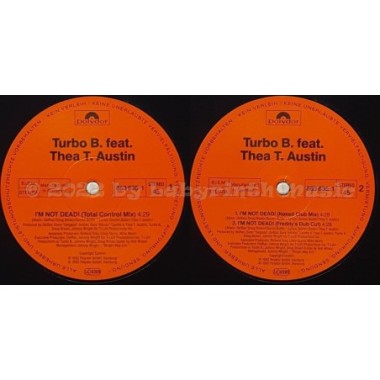 Turbo B. Feat. Thea Austin - I'm Not Dead • 12" Vinyl Maxi • MINT - Labyrinth Music