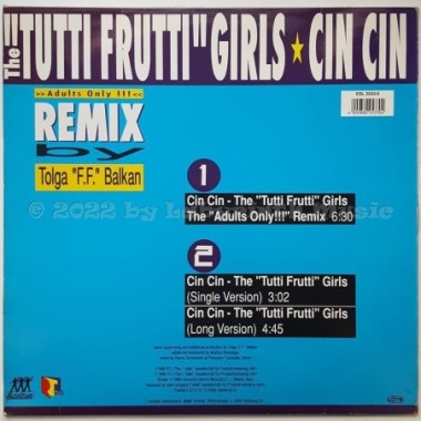 The Tutti Frutti-Girls - Cin Cin • Remix By Tolga "F.F." Balkan • 12" Vinyl Maxi - Labyrinth Music