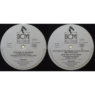 Twin-Beat - Let's Pick Up The Pieces (And Make Some Music) • 12" Vinyl Maxi - Labyrinth Music