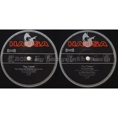 The Twins - The Game Of Chance • Anvil-Club-Mix • 12" Vinyl Maxi - Labyrinth Music