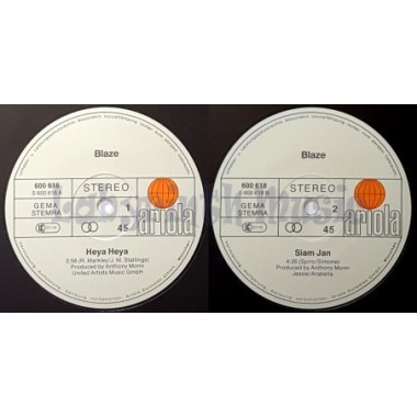 Blaze - Heya Heya • 12" Vinyl Maxi - Labyrinth Music