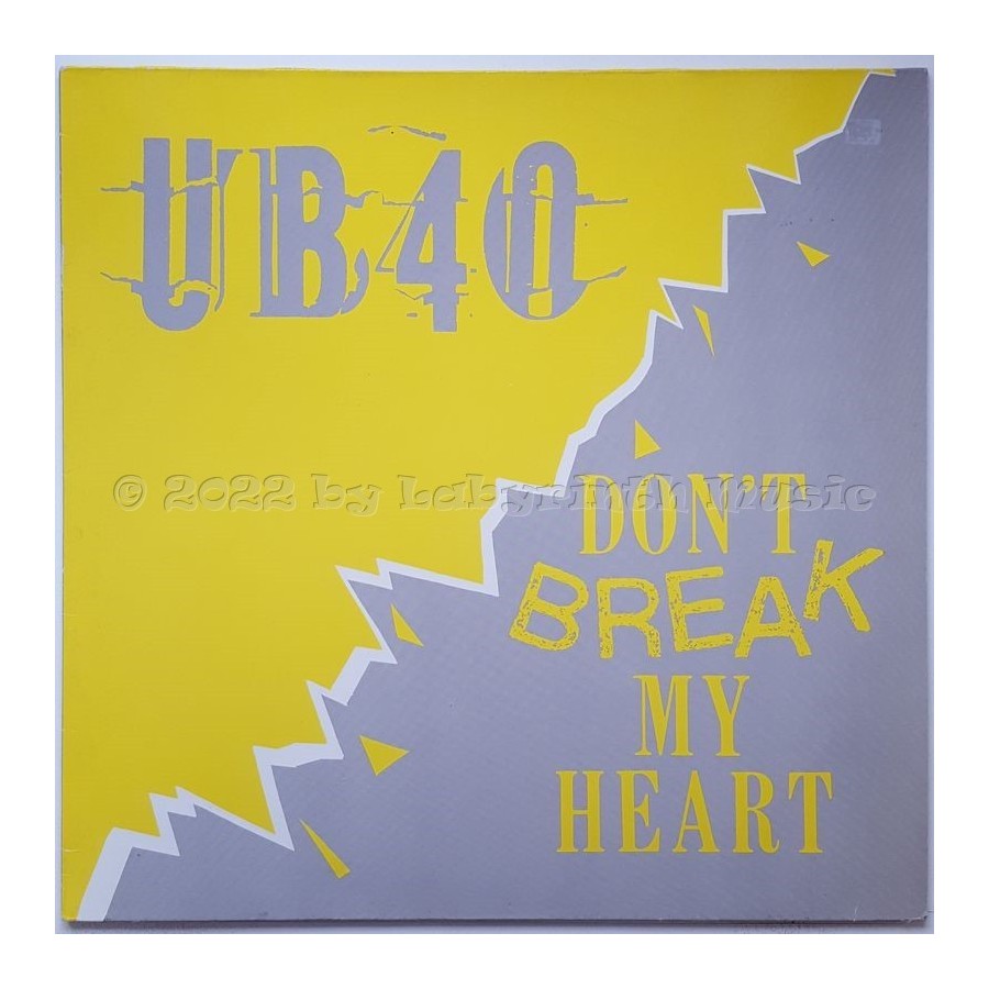 UB40 - Don't Break My Heart • 12" Vinyl Maxi • EX - Labyrinth Music