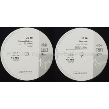 UB40 - Impossible Love • 12" Vinyl Maxi • MINT - Labyrinth Music
