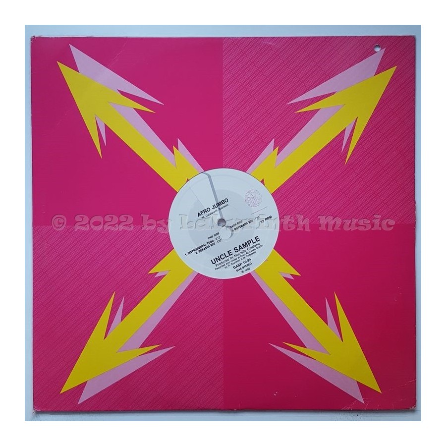 Uncle Sample - Afro Jumbo • 12" Vinyl Maxi • MINT - Labyrinth Music