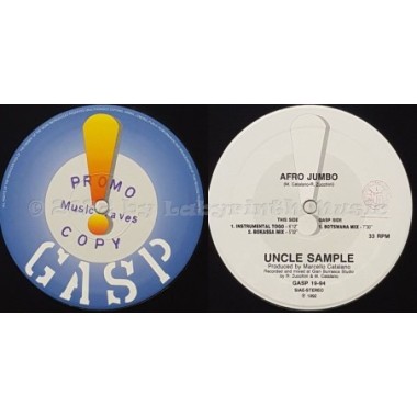Uncle Sample - Afro Jumbo • 12" Vinyl Maxi • MINT - Labyrinth Music