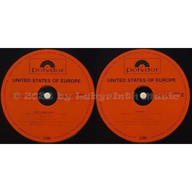 United States Of Europe - Just A Congratulation • 12" Vinyl Maxi • EX - Labyrinth Music