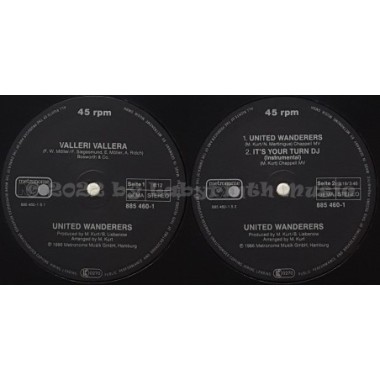United Wanderers - Valleri Vallera • 12" Vinyl Maxi • EX - Labyrinth Music