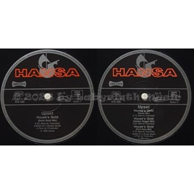 Upset - House's Gold • 12" Vinyl Maxi • MINT - Labyrinth Music