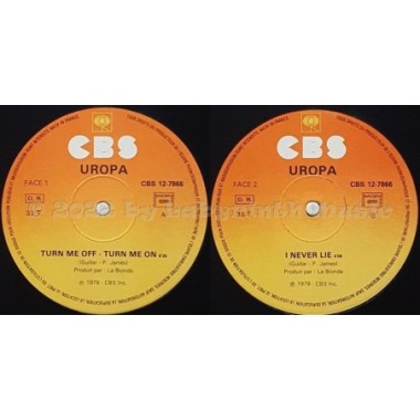 Uropa - Turn Me Off - Turn Me On • 12" Vinyl Maxi • EX - Labyrinth Music