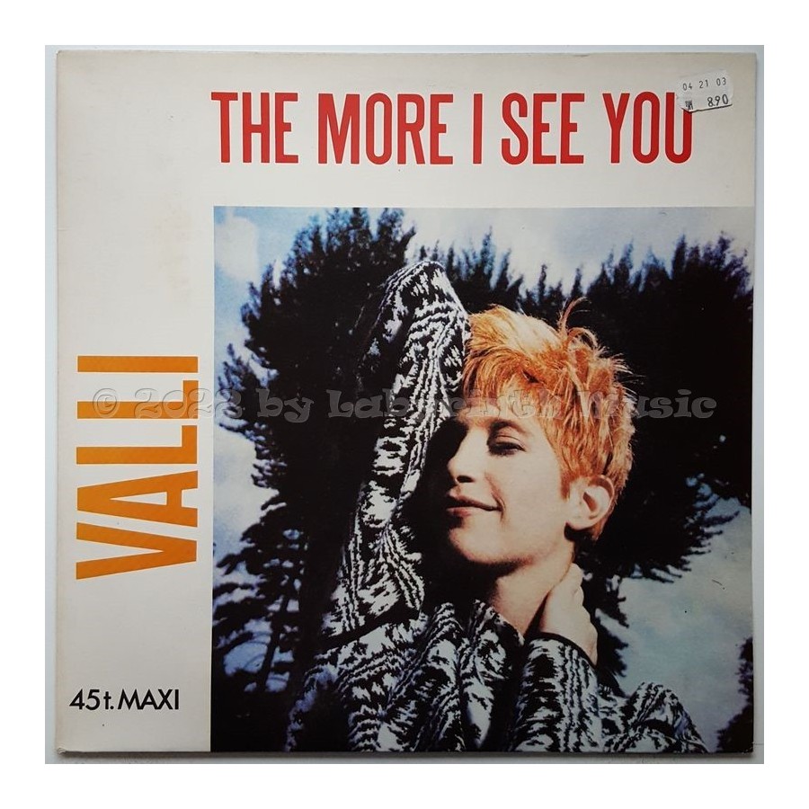 Valli - The More I See You • 12" Vinyl Maxi - Labyrinth Music