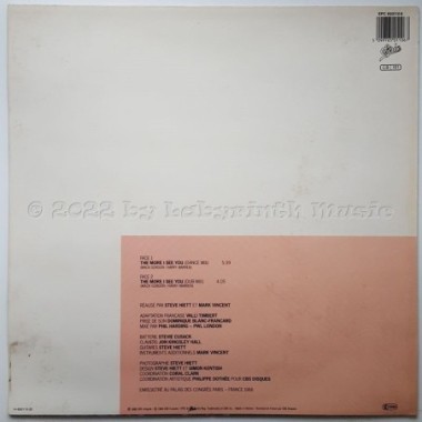 Valli - The More I See You • 12" Vinyl Maxi - Labyrinth Music