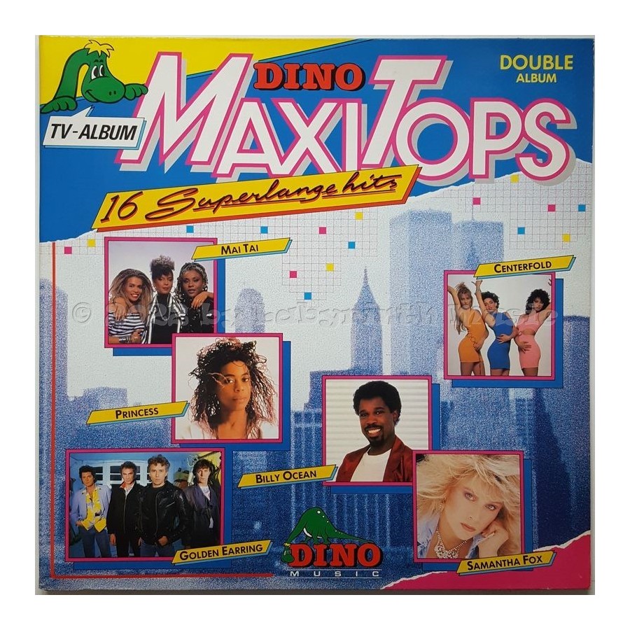 Various - 16 Dino Maxi Tops • 12" Vinyl LP • NM - Labyrinth Music