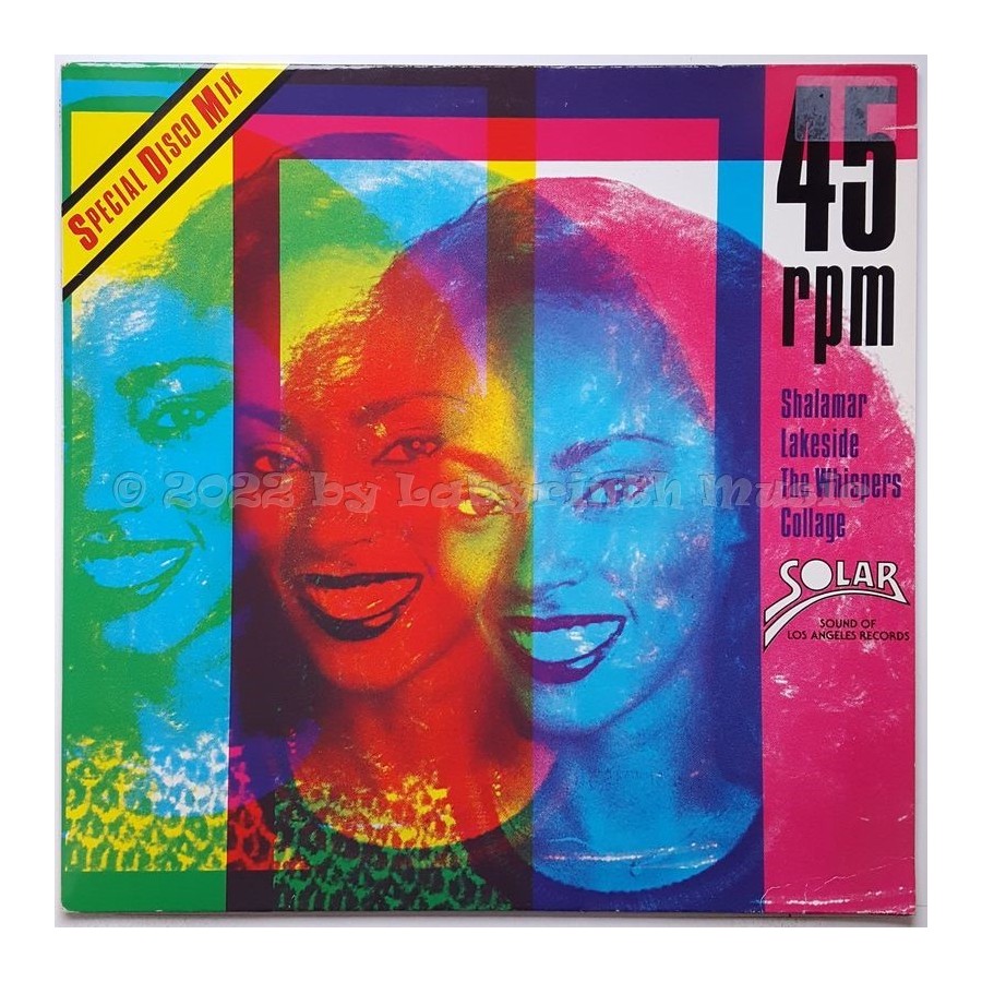 Various - 45 RPM Solar • 12" Vinyl Maxi • EX - Labyrinth Music