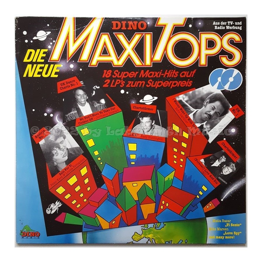 Various - Die Neue Dino Maxi Tops • 12" Vinyl LP • EX - Labyrinth Music