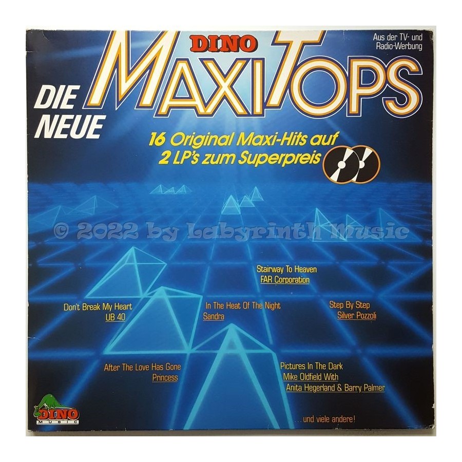 Various - Die Neue Dino Maxi Tops • 12" Vinyl LP • EX - Labyrinth Music