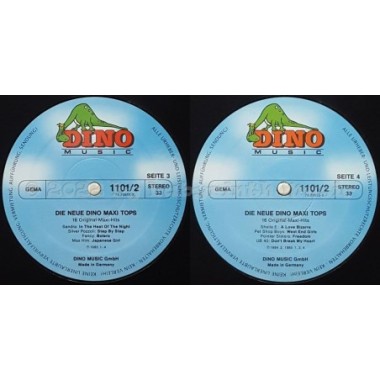 Various - Die Neue Dino Maxi Tops • 12" Vinyl LP • EX - Labyrinth Music