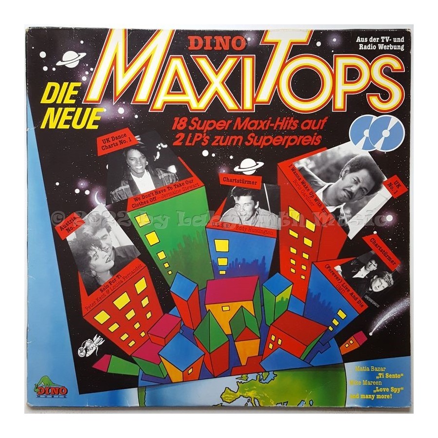 Various - Die Neue Dino Maxi Tops • 12" Vinyl LP • EX - Labyrinth Music