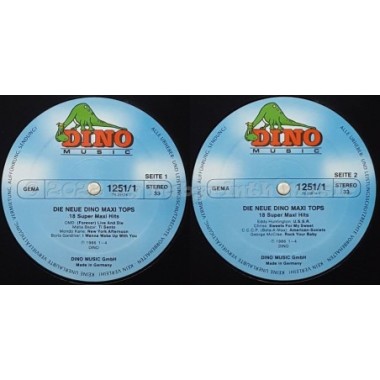 Various - Die Neue Dino Maxi Tops • 12" Vinyl LP • EX - Labyrinth Music
