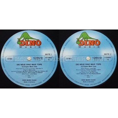 Various - Die Neue Dino Maxi Tops • 12" Vinyl LP • EX - Labyrinth Music