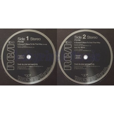 The Blow Monkeys - It Doesn't Have To Be This Way • 12" Vinyl Maxi • NM - Labyrinth Music