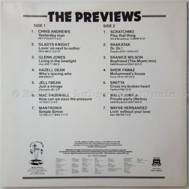 Various - March 88 Previews • 12" Vinyl LP • EX - Labyrinth Music