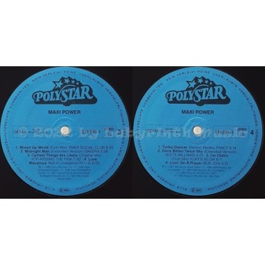 Various - Maxi Power - Hot News From L.A. • 12" Vinyl LP • EX - Labyrinth Music