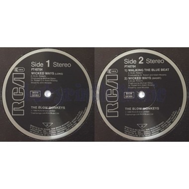 The Blow Monkeys - Wicked Ways • 12" Vinyl Maxi • EX - Labyrinth Music