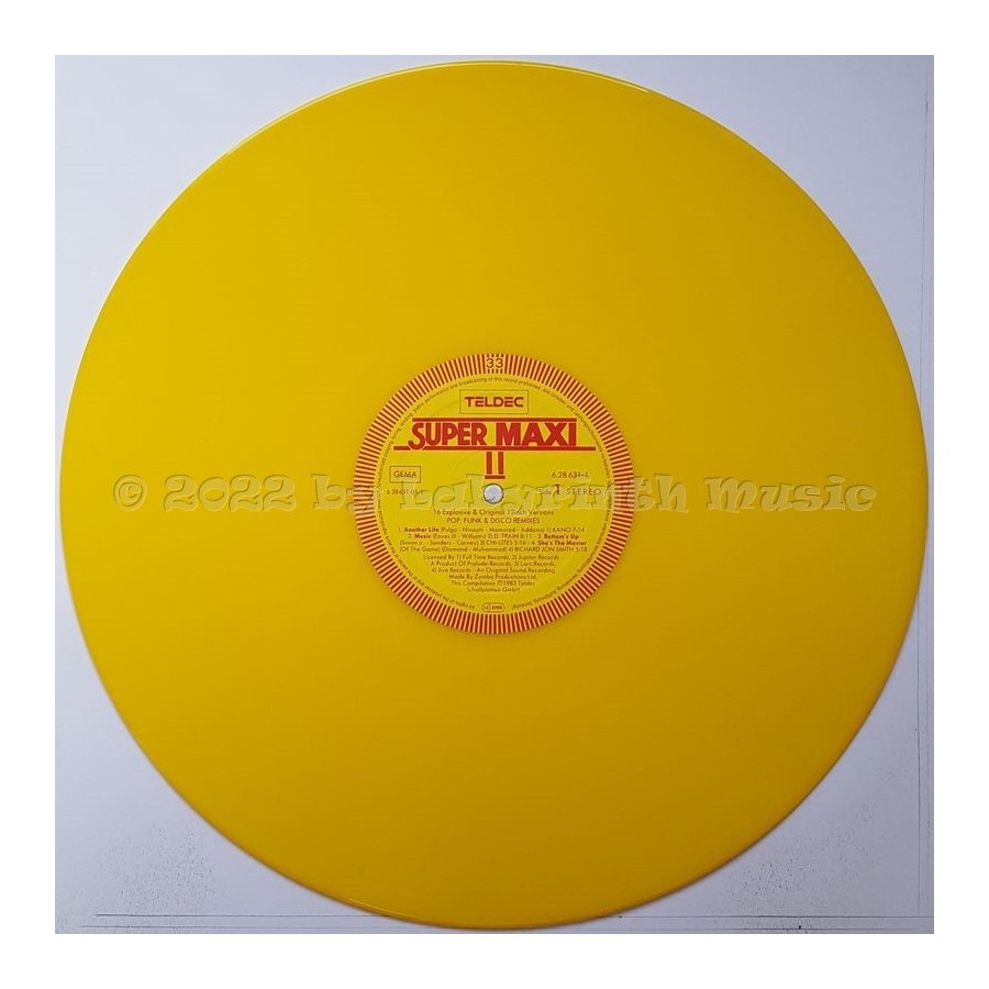 Various - Super Maxi II • Pop, Funk & Disco Remixes • 12" Vinyl LP • MINT - Labyrinth Music