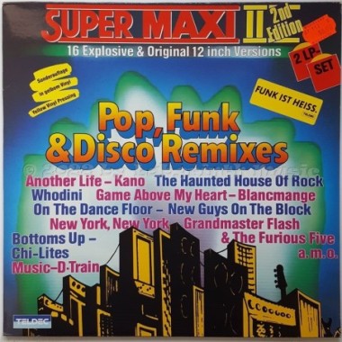 Various - Super Maxi II • Pop, Funk & Disco Remixes • 12" Vinyl LP • MINT - Labyrinth Music