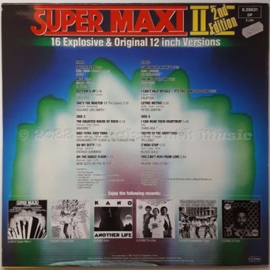 Various - Super Maxi II • Pop, Funk & Disco Remixes • 12" Vinyl LP • MINT - Labyrinth Music