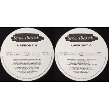 Various - Upfront 6 • 12" Vinyl LP - Labyrinth Music
