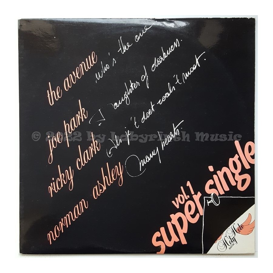 Various - Vol. 1 Super Single • 12" Vinyl Maxi • EX - Labyrinth Music