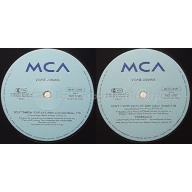 Vickie Winans - Don't Throw Your Life Away • 12" Vinyl Maxi • EX - Labyrinth Music