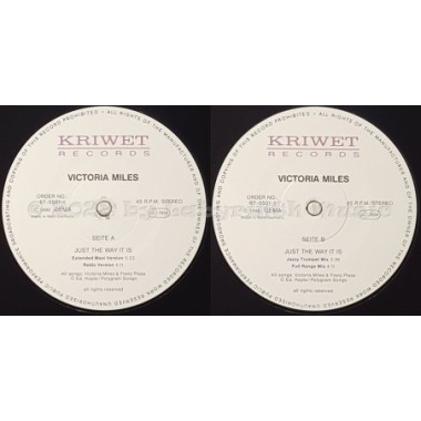 Victoria Miles - Just The Way It Is • 12" Vinyl Maxi • EX - Labyrinth Music