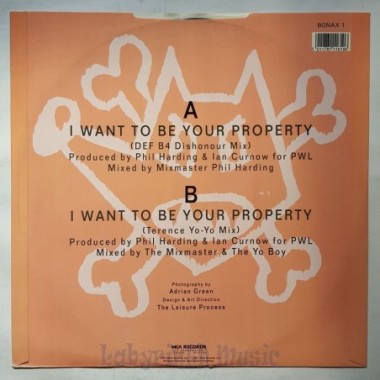 Blue Mercedes - I Want To Be Your Property • 12" Vinyl Maxi • NM - Labyrinth Music