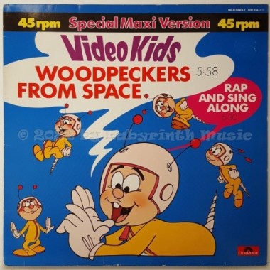 Video Kids - Woodpeckers From Space • 12" Vinyl Maxi • EX - Labyrinth Music