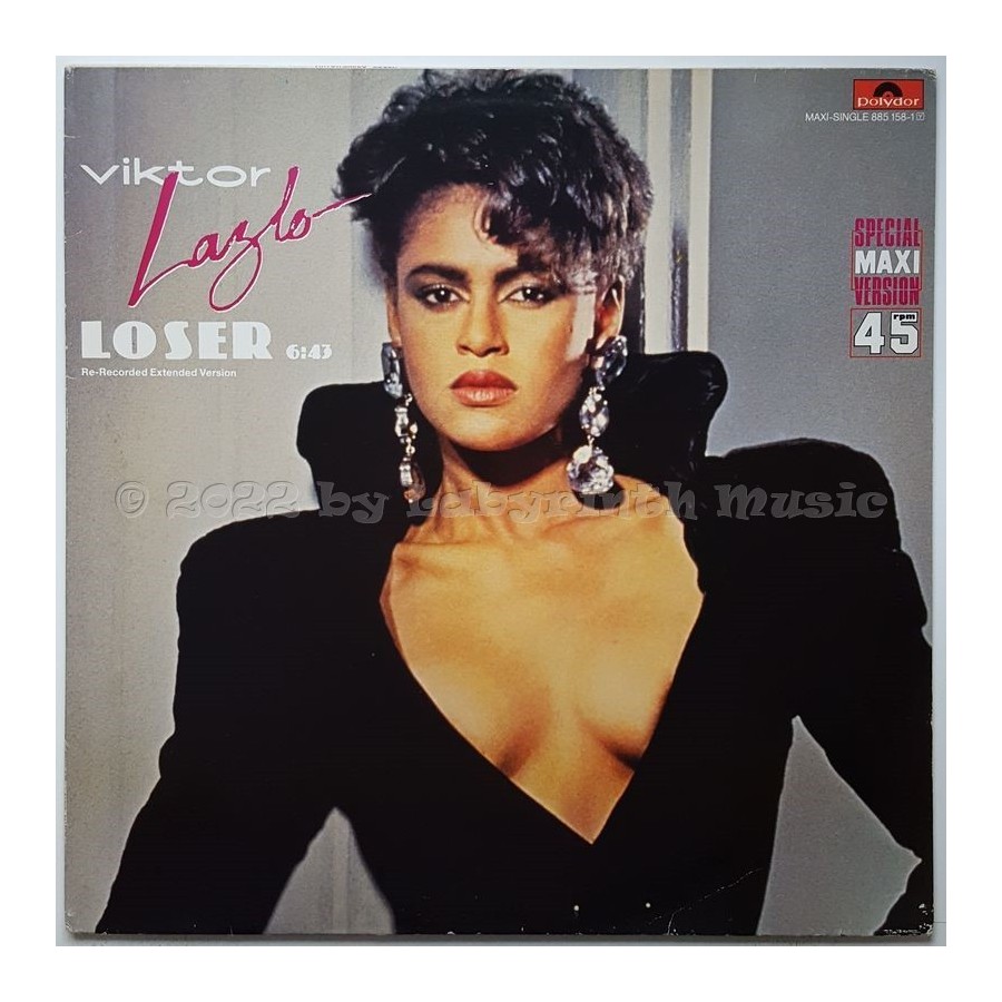 Viktor Lazlo - Loser • 12" Vinyl Maxi • EX - Labyrinth Music