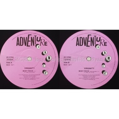 Virginity - Body Rock • 12" Vinyl Maxi • EX - Labyrinth Music