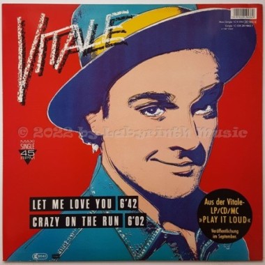 Vitale - Let Me Love You • 12" Vinyl Maxi • EX - Labyrinth Music