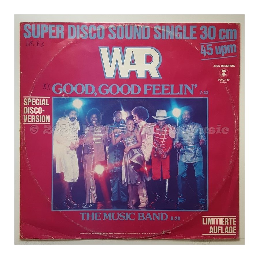 War - Good, Good Feelin' • 12" Vinyl Maxi - Labyrinth Music